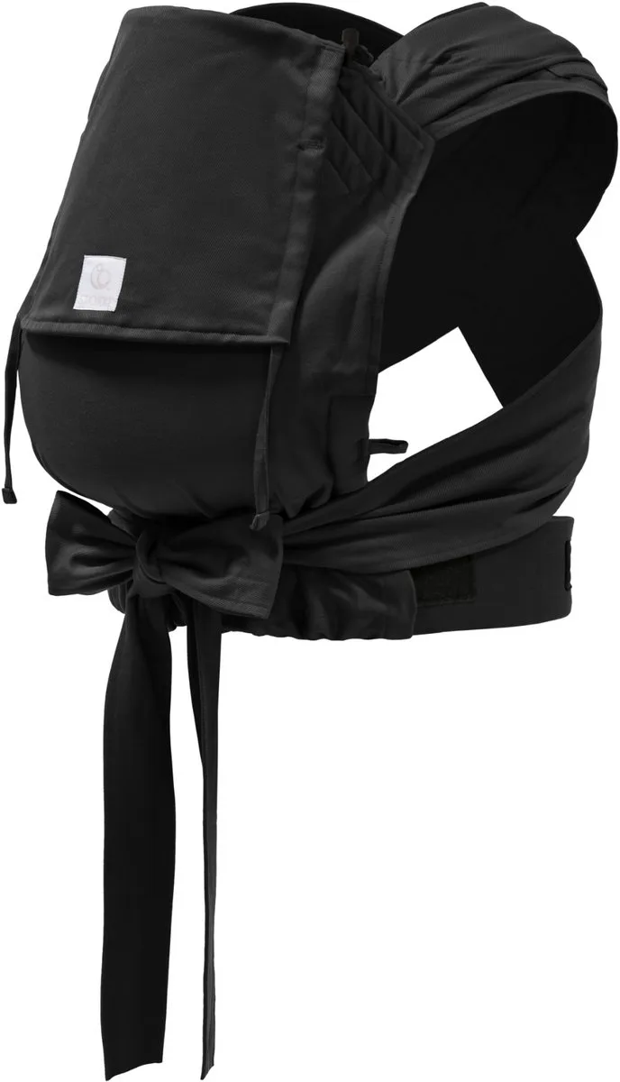 Limas draagzak, - Versie 2023 (OCS) - Draagzak voor pasgeborenen met halve gesp - Drie draagopties - Veilig vanaf de geboorte, tot 15 kg by Stokke in Zwart – product photo