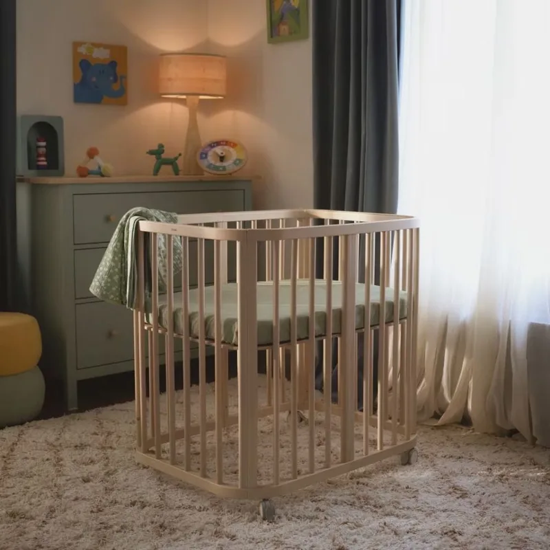 Mini Hoeslaken Stokke® Nighti™ Sage Green by Stokke – product photo 2 of 4