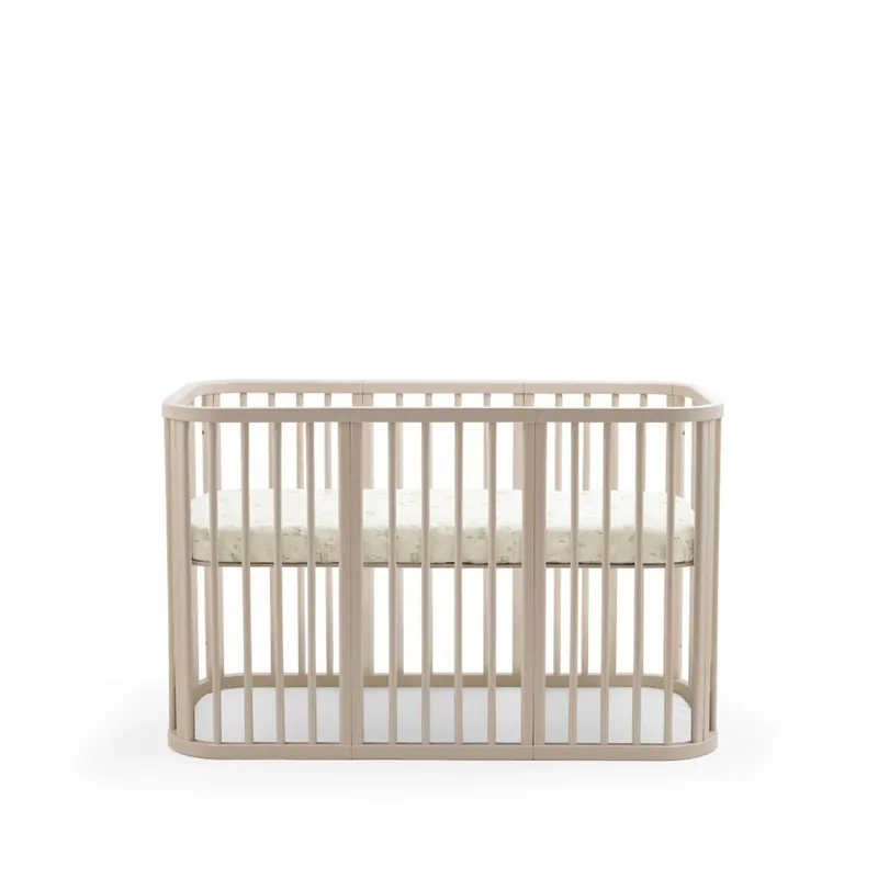 Nighti™ Spannbetttuch Nighti 60x120 cm Organic Cotton fra Stokke i Hvid, 60 × 120 mm – produktbillede
