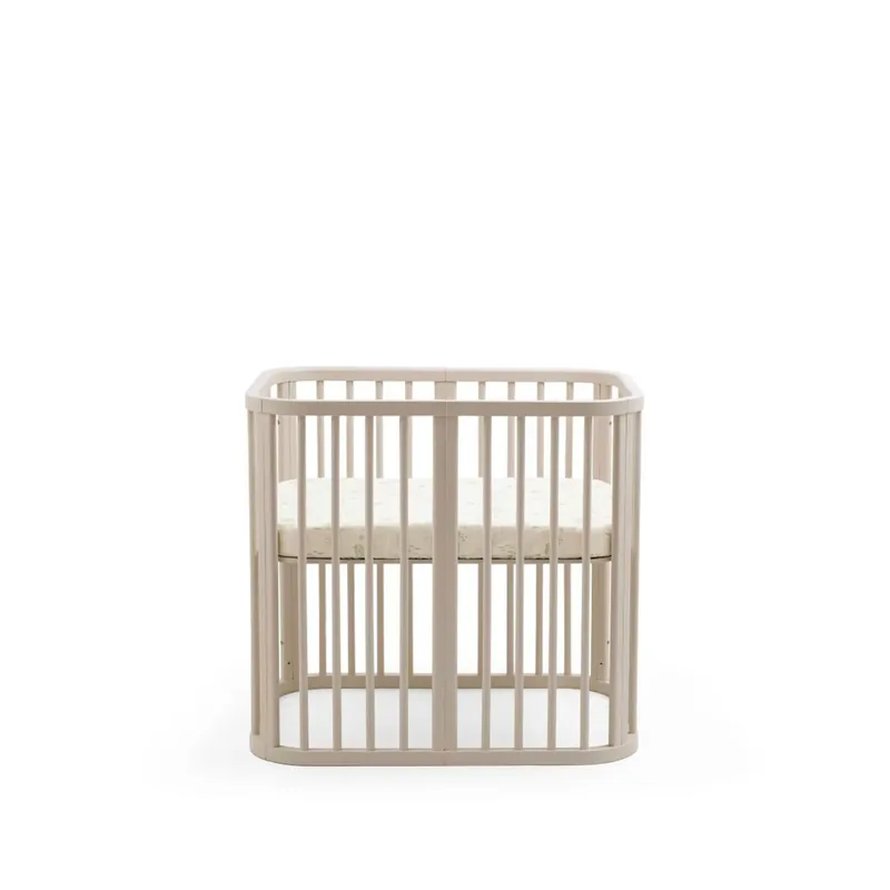 Nighti™ Spannbetttuch Nighti Mini 60x80 cm Organic Cotton fra Stokke i Hvid, 60 × 80 mm – produktbillede