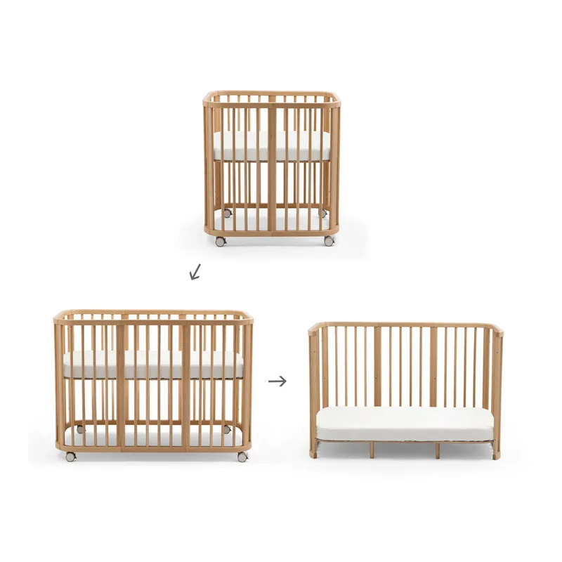 Nighti™ Umbausatz zum Kinderbett Nighti fra Stokke i Natur, 45 × 74 × 86 mm – produktbillede