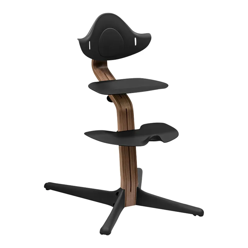 Nomi Bundle Hochstuhl Walnuss inkl. Newbornset und Babyset de Stokke en Noir – photo produit