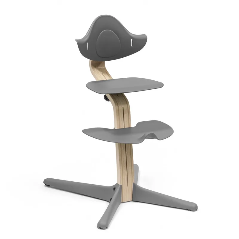 Nomi® Kinderstoel - Beech Natural by Stokke in Grey – product photo
