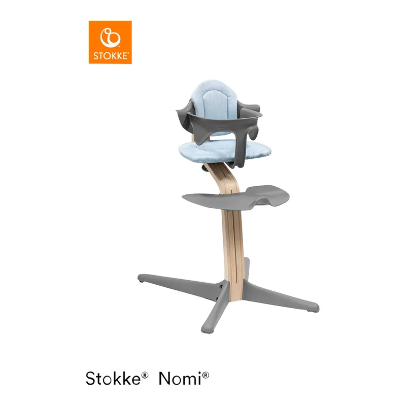 Nomi® Kinderstoel - Beech Natural by Stokke in Grey – product photo 2 of 3