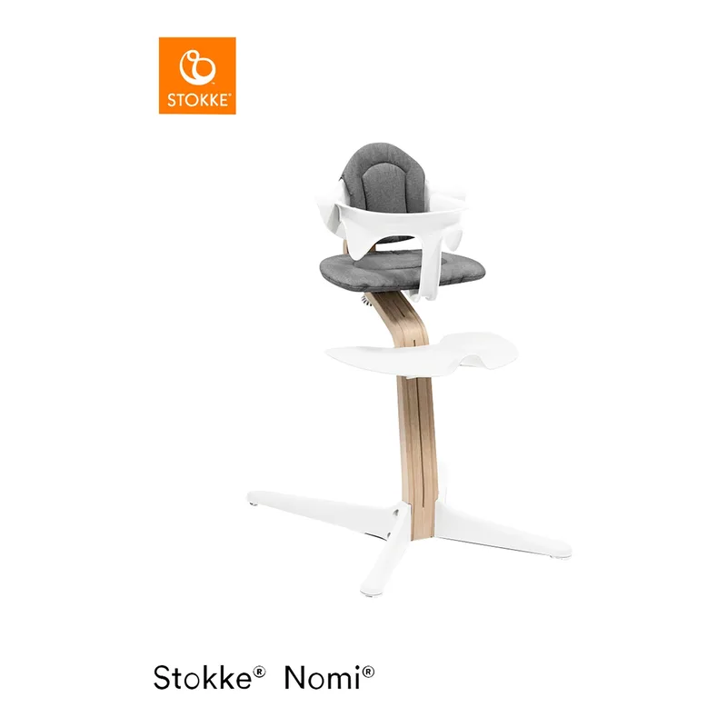 Nomi® Kinderstoel - Beech Natural by Stokke in White – product photo 2 of 3