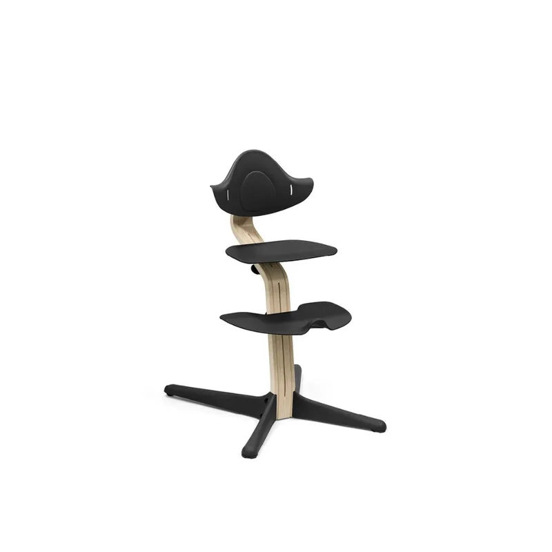 Nomi® Kinderstoel - Beech Natural von Stokke in Schwarz – Produktfoto 2 von 4