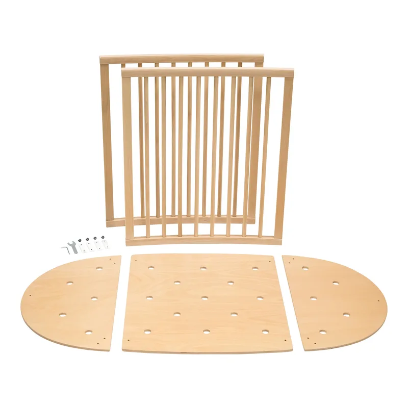 Sleepi™ Babybett Sleepi Mini. Inkl. Umbausatz zum Kinderbett und Matratze by Stokke in Natural, Purple, 82 × 67 × 87 mm – product photo 2 of 2