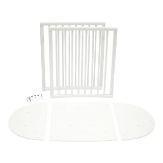 Sleepi™ Babybett Sleepi Mini. Inkl. Umbausatz zum Kinderbett und Matratze de Stokke en Blanc, 82 × 67 × 87 mm – photo produit 2 sur 2