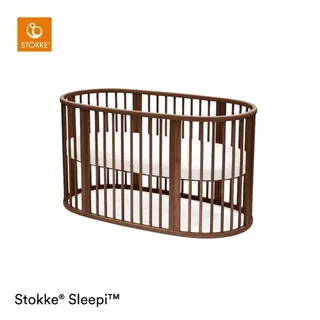 Sleepi™ Babybett Sleepi V3 van Stokke in Bruin, 141 × 74 × 84 mm – productfoto 3 van 4
