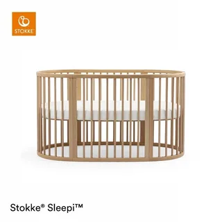 Sleepi™ Babybett Sleepi V3 fra Stokke i Natur, 141 × 74 × 84 mm – produktbillede 2 af 4