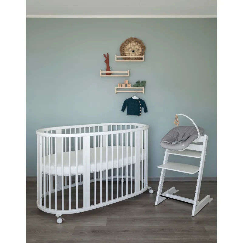 Sleepi™ Babybett Sleepi fra Stokke i Hvid, 141 × 74 × 85 mm – produktbillede