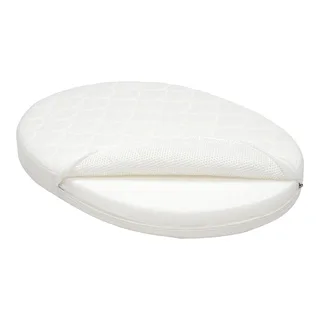 Sleepi™ Matratze für Babybett Sleepi Mini (0-6 Monate) fra Stokke i Hvid, 76,4 × 59 × 8,4 mm – produktbillede 1 af 3