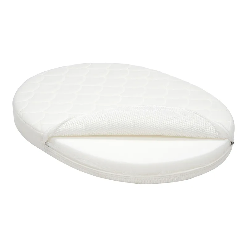 Sleepi™ Matratze für Babybett Sleepi Mini (0-6 Monate) fra Stokke i Hvid, 76,4 × 59 × 8,4 mm – produktbillede 1 af 3
