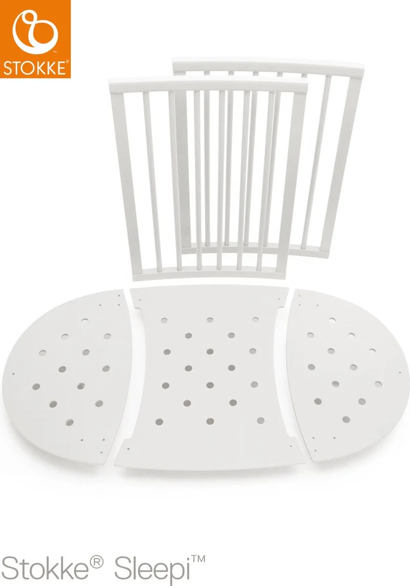 Sleepi™ Uitbreidingsset Ledikant van Stokke in White – productfoto