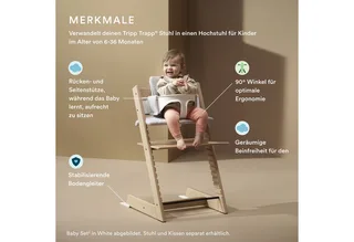 Tripp Trapp® Baby Set² by Stokke in Warm Brown – product photo 2 of 5