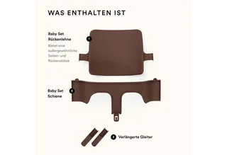 Tripp Trapp® Baby Set² - Warm Brown by Stokke in Brown – product photo 4 of 5