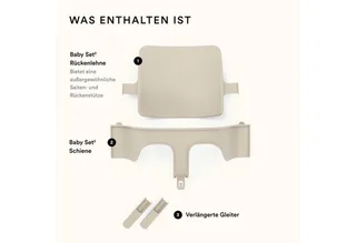 Tripp Trapp® Baby Set² by Stokke in Warm Brown – product photo 4 of 5