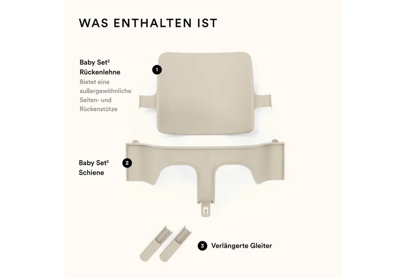 Tripp Trapp® Baby Set² by Stokke in Warm Brown – product photo 4 of 5