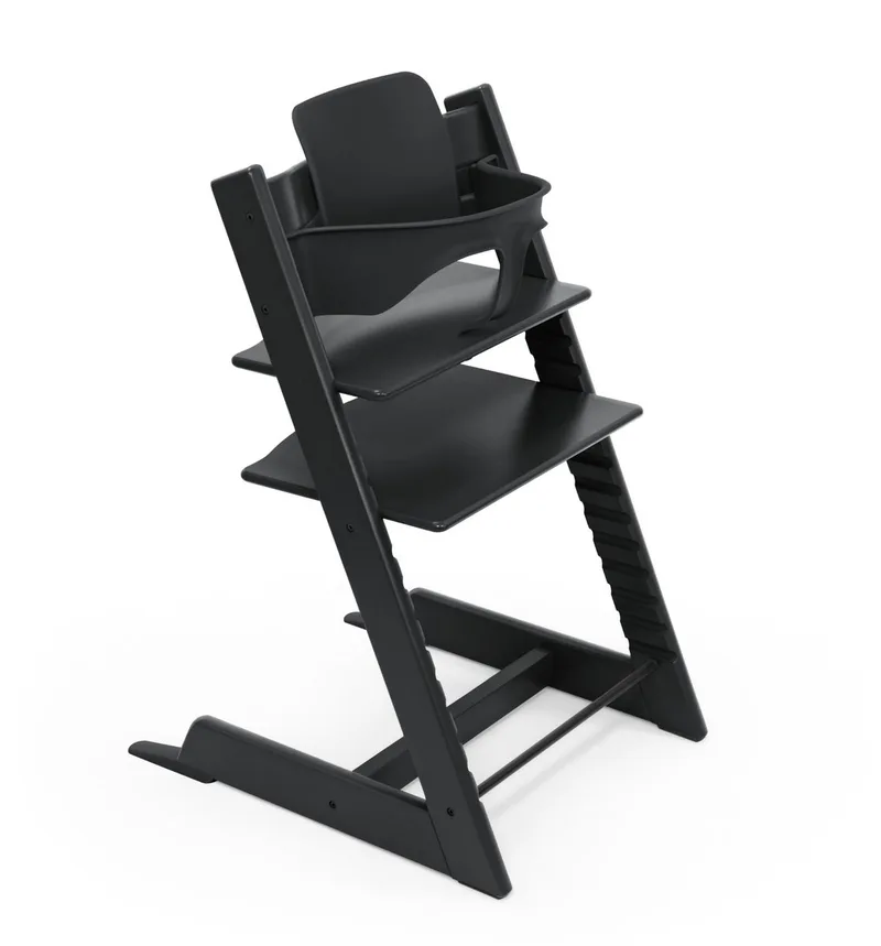 Tripp Trapp® Bundle Stoel + Babyset 2 | Black von Stokke in [Beige] – Produktfoto