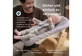 Tripp Trapp® Bundle Stoel + Babyset + Newborn Set | Black / Anthraciet by Stokke in [Zwart] – product photo 3 of 4