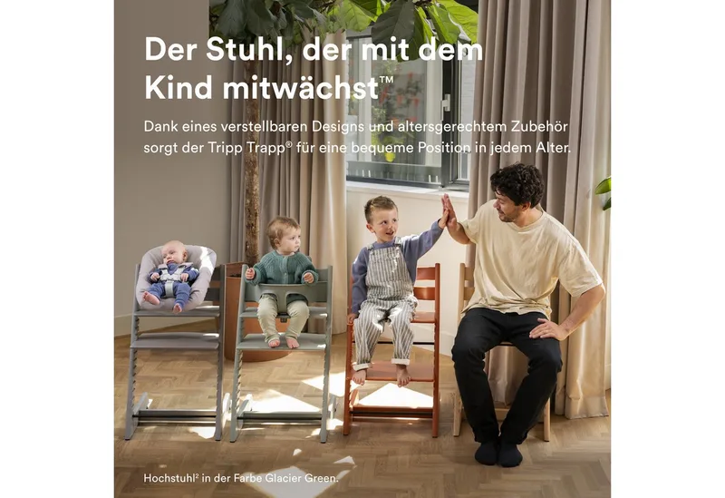 Tripp Trapp® Bundle Stoel + Babyset + Newborn Set | Black / Anthraciet by Stokke in [Zwart] – product photo 2 of 4