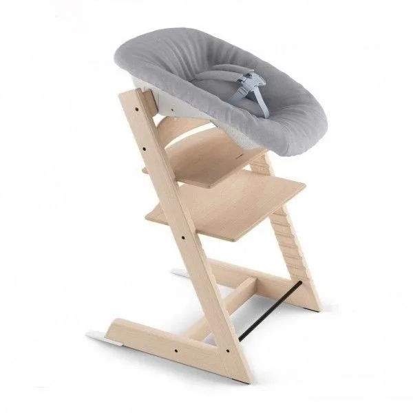 Tripp Trapp® Bundle Stoel + Babyset + Newborn Set | Natural / Grey von Stokke in [Beige] – Produktfoto 4 von 4