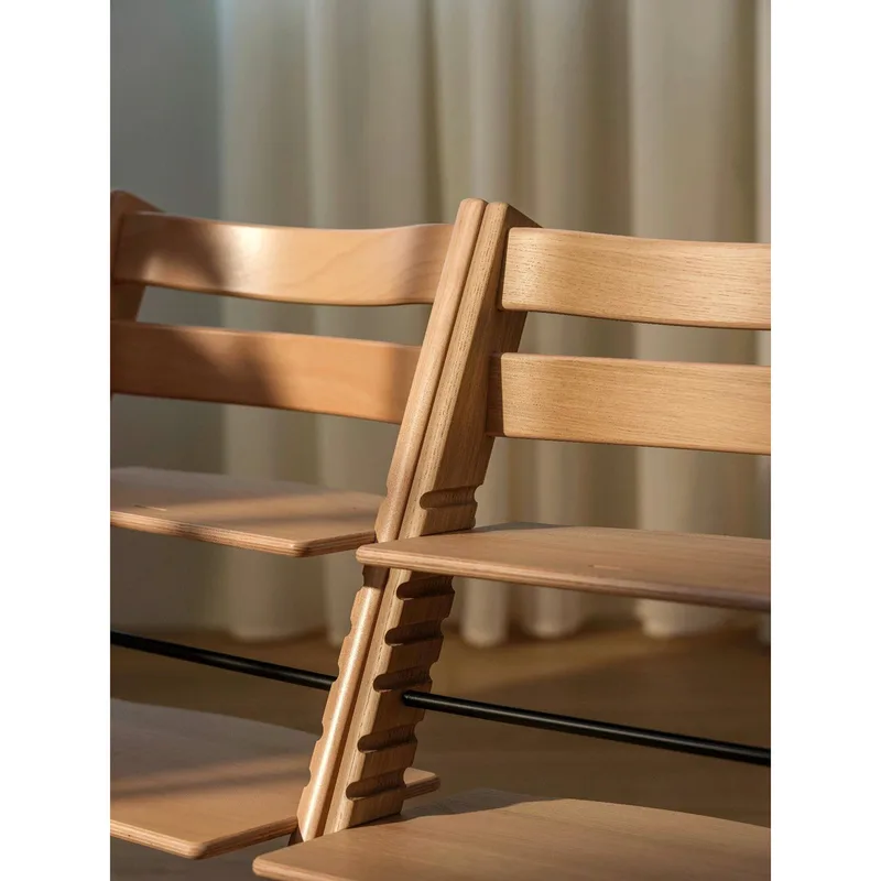 Tripp Trapp® Bundle Treppenhochstuhl Eiche inkl. Babyset & Tray från Stokke i Natur, 46 × 79 mm – produktbild