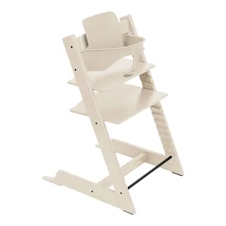 Tripp Trapp® Bundle Treppenhochstuhl inkl. Newbornset Light Grey & Babyset fra Stokke i Beige, 46 × 79 mm – produktbillede 2 af 2