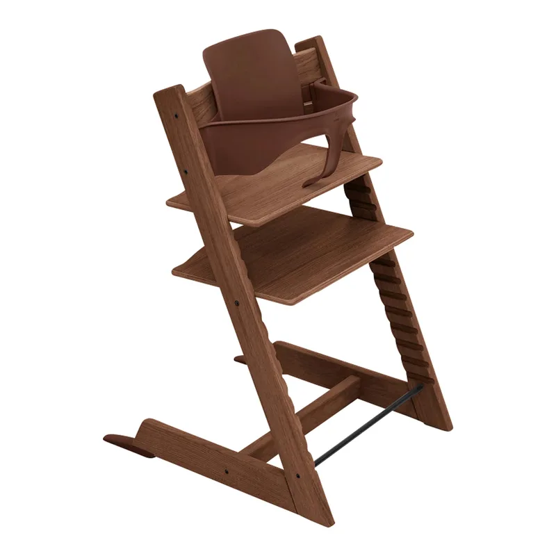 Tripp Trapp® Bundle Treppenhochstuhl inklusive Babyset & Tray by Stokke in Brown, 46 × 79 mm – product photo