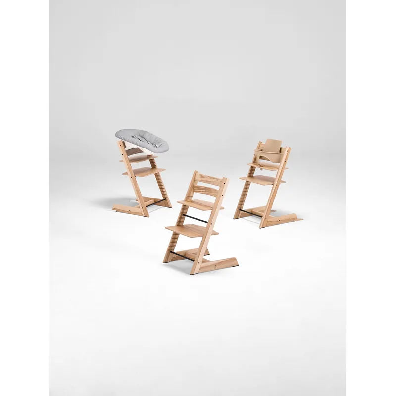 Tripp Trapp® Bundle Treppenhochstuhl inklusive Newbornset Vanilla White & Babyset by Stokke in Natural – product photo 2 of 2