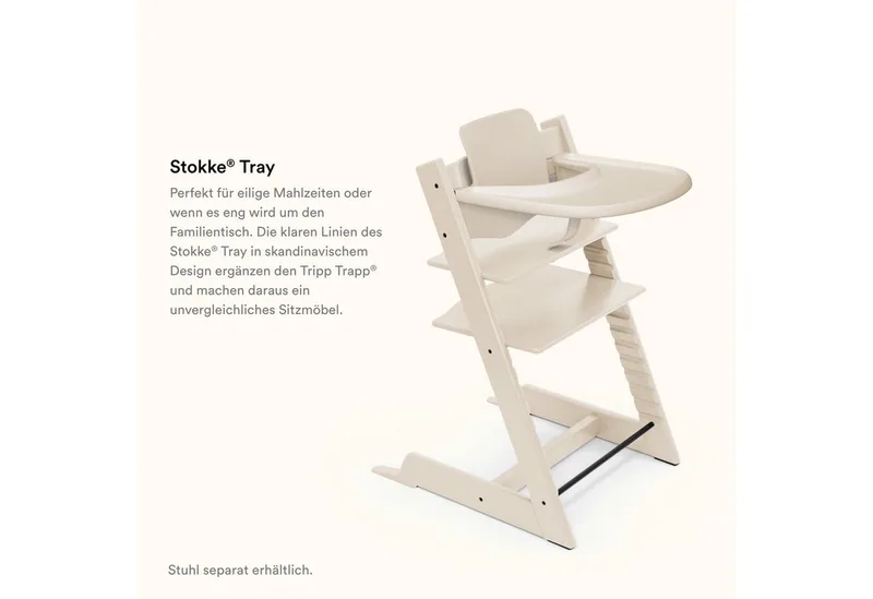 Tripp Trapp® Eettablet | Vanilla White by Stokke in [Zwart] – product photo 3 of 5