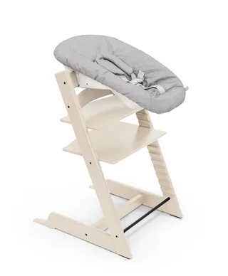 Tripp Trapp meegroeiende baby- en kinderstoel met Baby Set & Newborn Set, Vanilla by Stokke in White – product photo 2 of 3