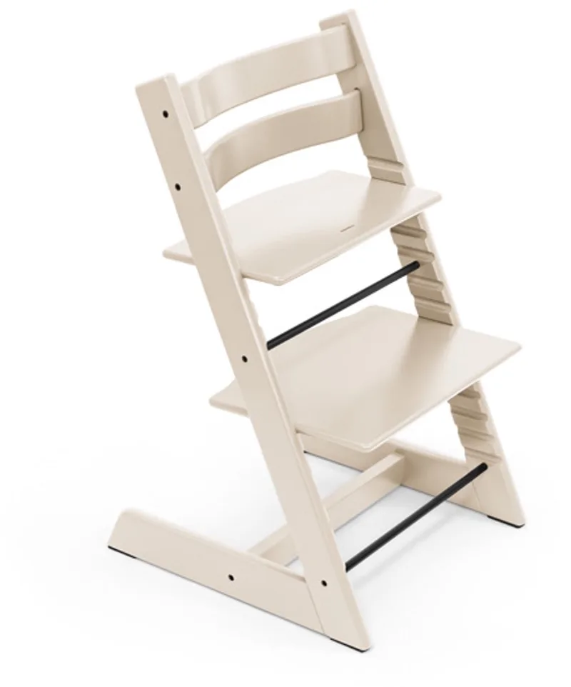 Tripp Trapp stoel van Stokke, - verstelbare, converteerbare stoel voor peuters, kinderen en volwassenen - handig, comfortabel en ergonomisch - klassiek ontwerp by Stokke in Vanilla White – product photo