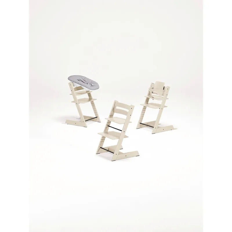 Tripp Trapp stoel van Stokke, - verstelbare, converteerbare stoel voor peuters, kinderen en volwassenen - handig, comfortabel en ergonomisch - klassiek ontwerp von Stokke in Vanilla White – Produktfoto 2 von 2
