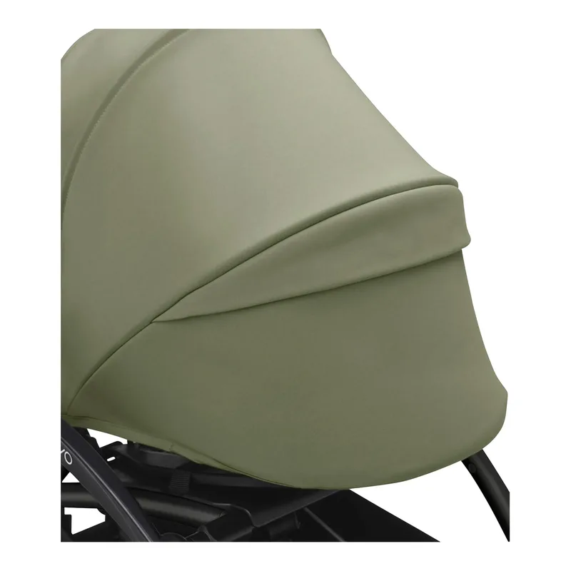 YOYO 0+ Newborn Pack, - Inclusief matras, uitschuifbare luifel en vijfpuntsgordel - Vereist YOYO-frame (apart verkrijgbaar) van Stokke in Olive – productfoto 3 van 3