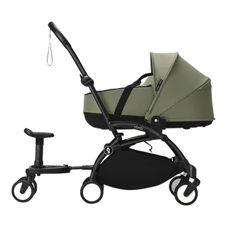 YOYO Board - Eenvoudig te installeren op de YOYO-kinderwagen - Extra zitplaats voor kinderen tot 20 kg von Stokke in Schwarz – Produktfoto 3 von 3