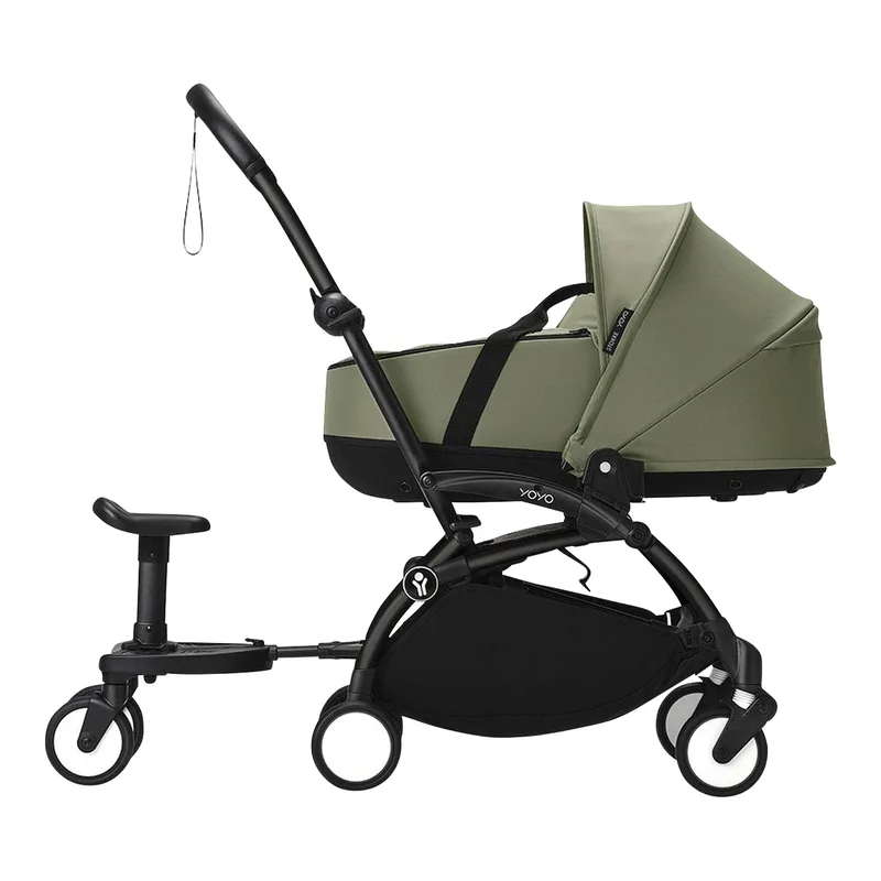 YOYO Board - Eenvoudig te installeren op de YOYO-kinderwagen - Extra zitplaats voor kinderen tot 20 kg von Stokke in Schwarz – Produktfoto 3 von 3