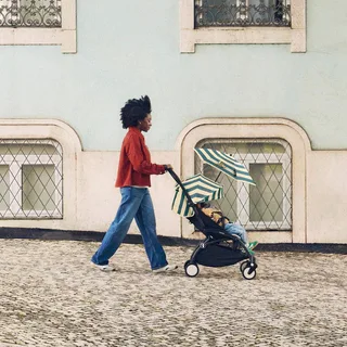 yoyo3 Buggy inkl. Sommerset blau | weiss by Stokke in Blue, White – product photo 1 of 2