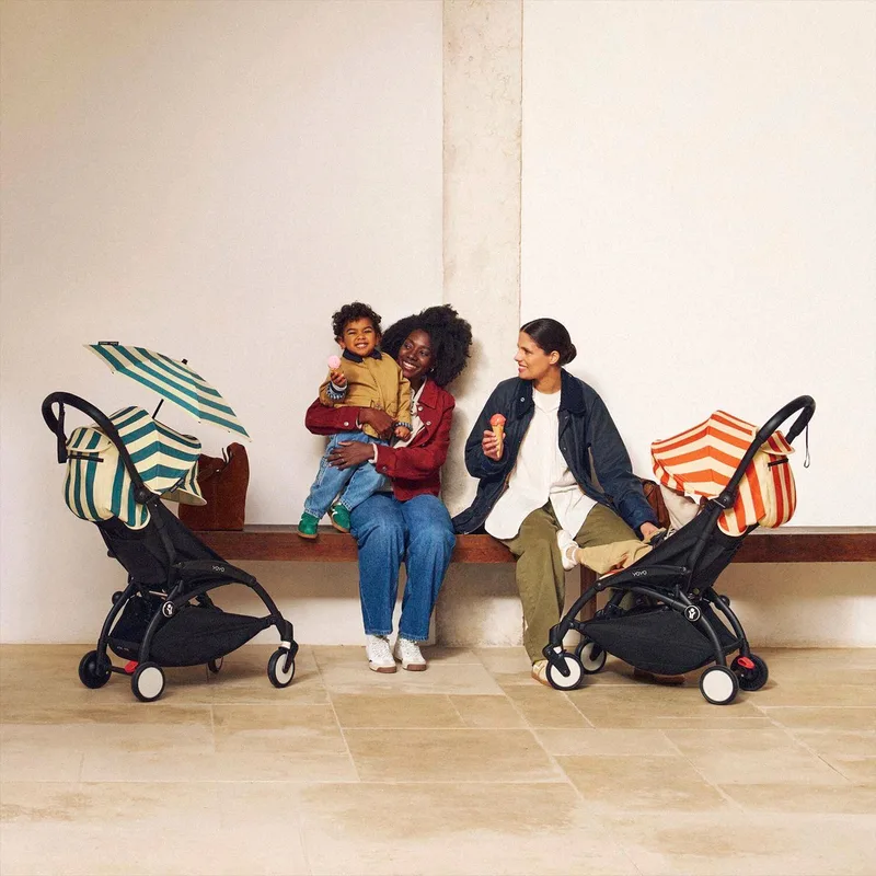 yoyo3 Buggy Riviera orange | weiss von Stokke in Orange, Weiß – Produktfoto 2 von 2