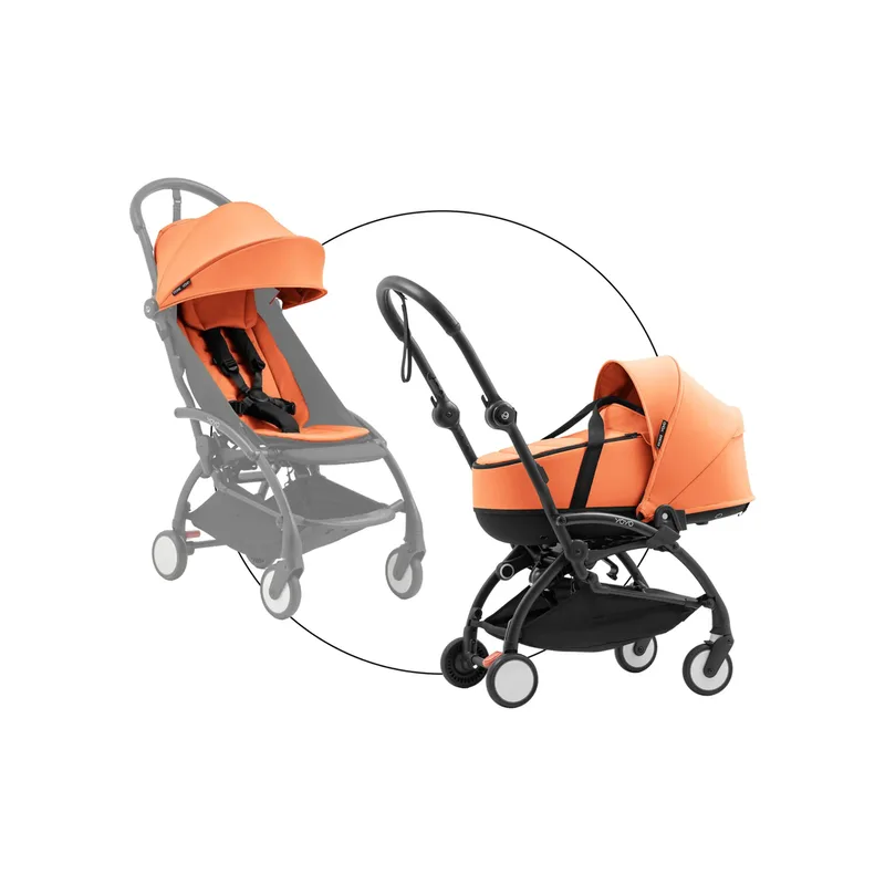 yoyo5 Kombikinderwagen mit Liegewanne by Stokke in Orange – product photo