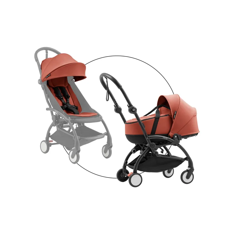 yoyo5 Kombikinderwagen mit Liegewanne by Stokke in Red – product photo