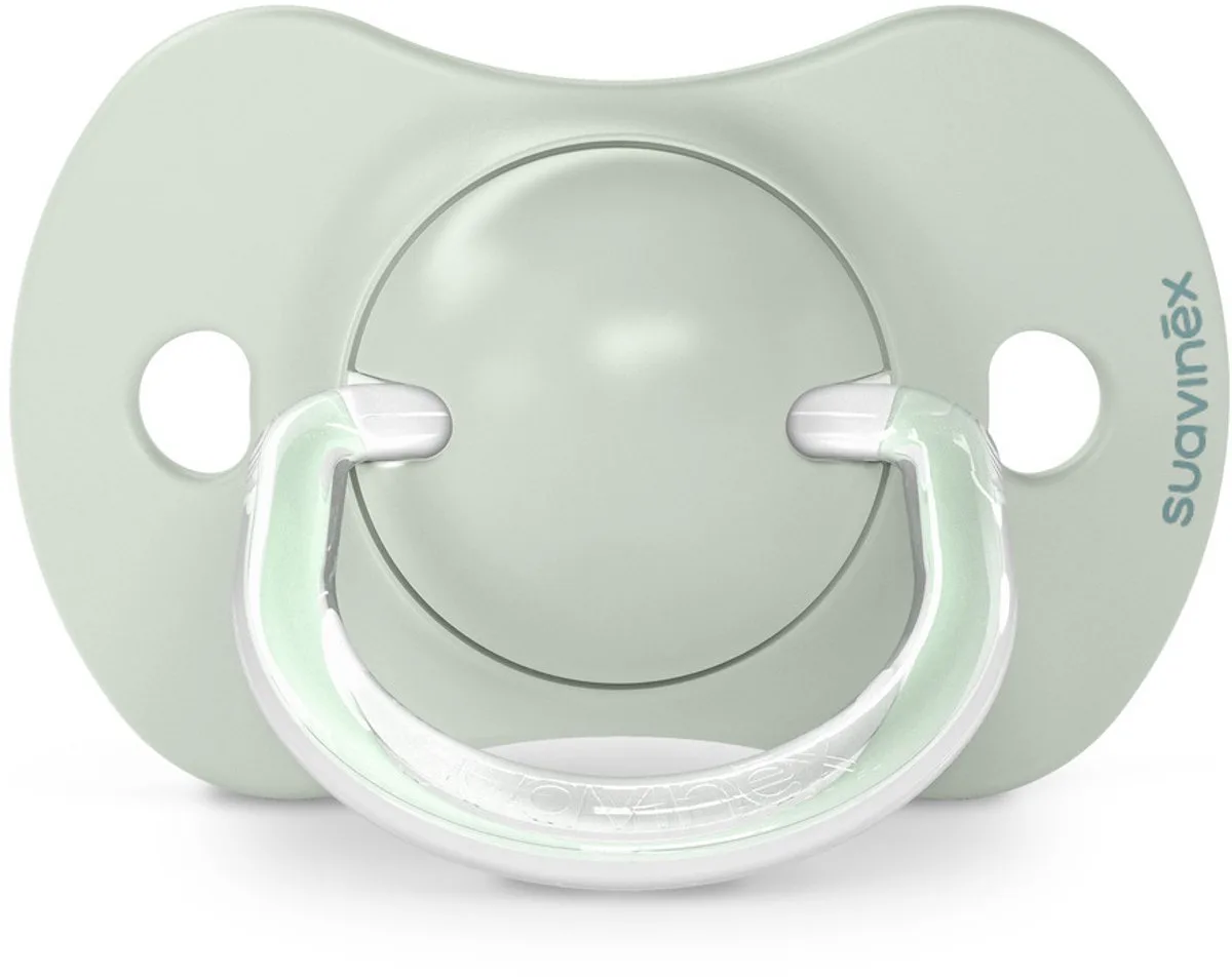 Dreams Reversible Duo Blue 6-18m 2 stuks Silicone Fopspenen SXSDP2083126 van Suavinex in Blauw, Groen – productfoto