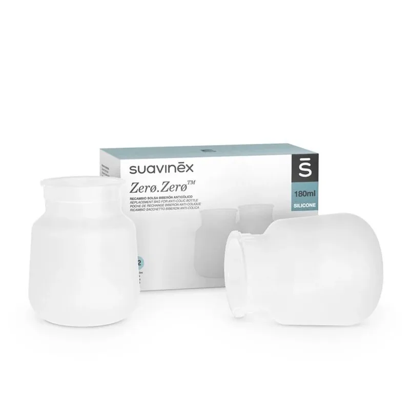 Vervangend Zakje Voor Zero.Zero Zuigfles - 180ml - 2 stuks by Suavinex – product photo