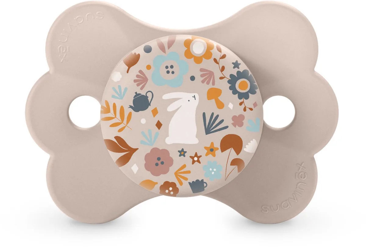 Wonderland SX Pro Fopspeen Symmetrisch - 0-6 Mnd - Silicone de Suavinex en Rose – photo produit