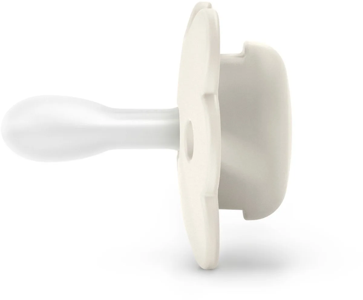 Wonderland SX Pro Fopspeen Symmetrisch - 6-18Mnd - Silicone - Ivoire van Suavinex in Ivoor – productfoto