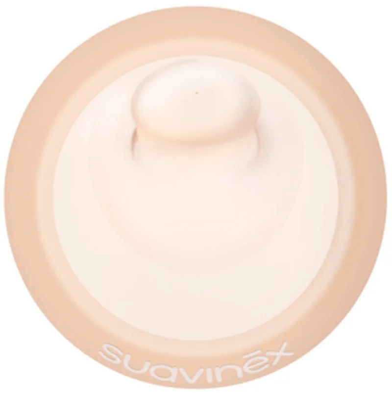 Zero.Zero Anti-Colic Adaptable Flow 2 Stuks Silicone Speen SXZBRF051200 de Suavinex en Beige – photo produit