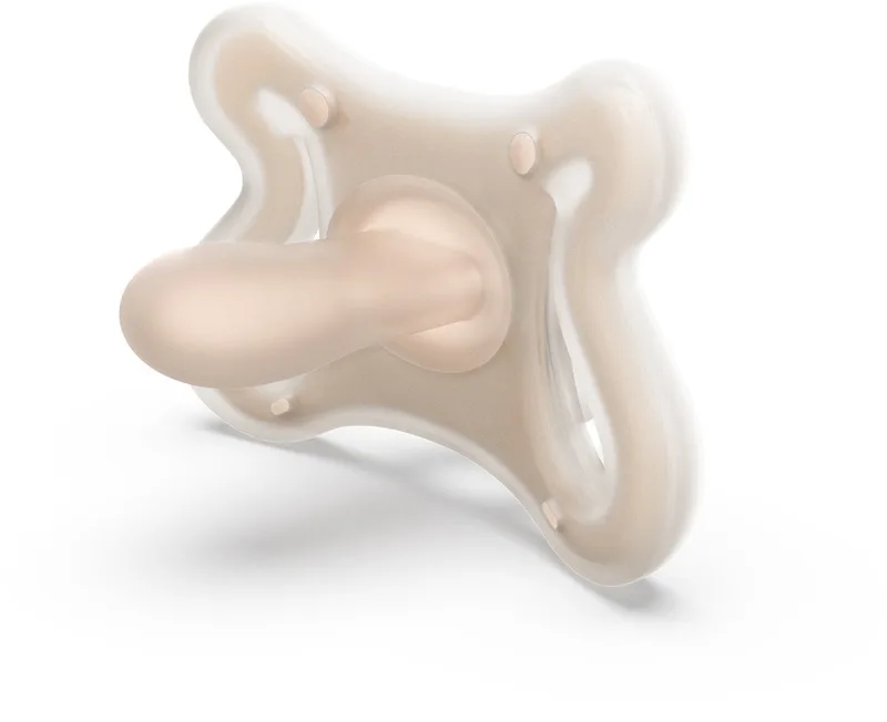 Zero Zero fopspeen - BPA-vrije Speen - Baby's van 0 tot 6 maanden - Wit van Suavinex in Beige – productfoto