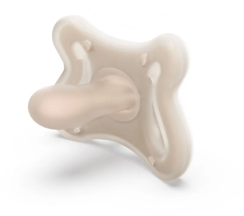 Zero.Zero Light Fopspeen SX Pro – Prematuur & Pasgeboren (0-2 m) – Ultra-Zachte Siliconen – Hypoallergeen – Ondersteunt Borstvoeding – Ecru fra Suavinex i Beige – produktbillede