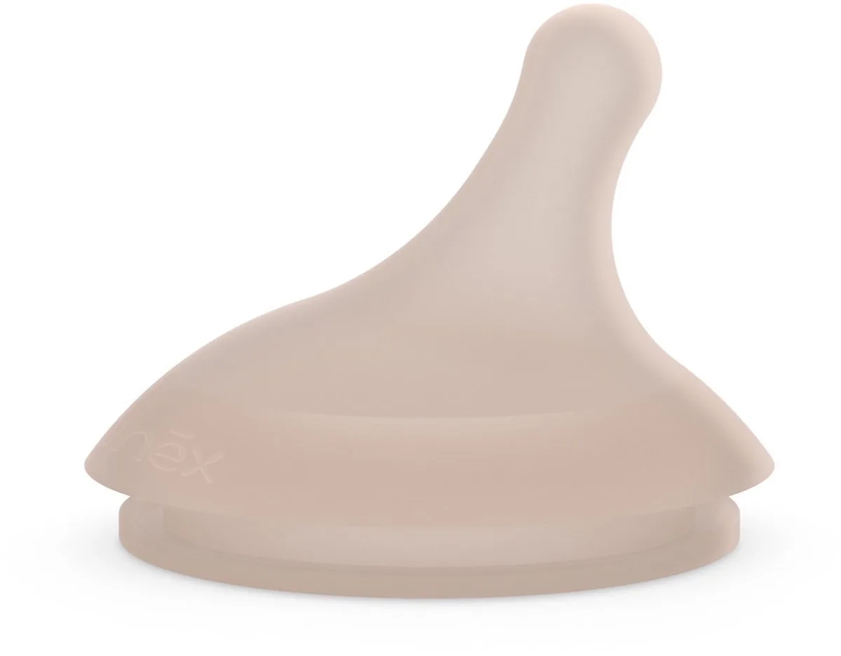 Zero.Zero Speen – Light Flow M (Medium) – Silicone – Vanaf 3m+ – 2 stuks – Compatibel met Zero.Zero Flessen fra Suavinex i Bruin donker – produktbillede