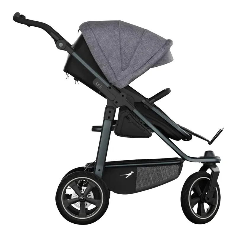Kinderwagen Sportwagen Mono 3 fra TFK i Grå – produktbillede